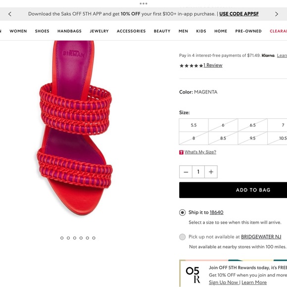 Alexandre Birman Emmy woven leather sandal - Picture 6 of 10